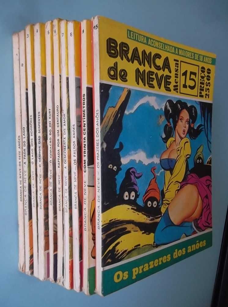 "BRANCA DE NEVE" - Clássico da Banda Desenhada erótica em Portugal
