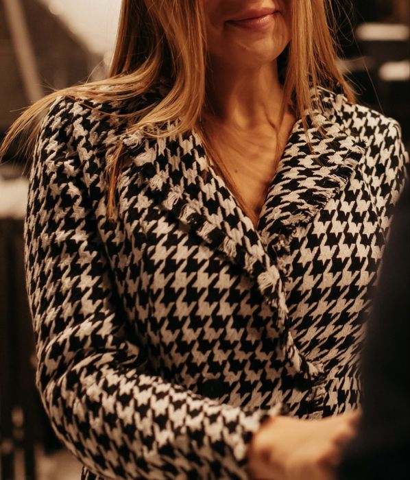 Сукня -піджак Shein в гусячу лапку