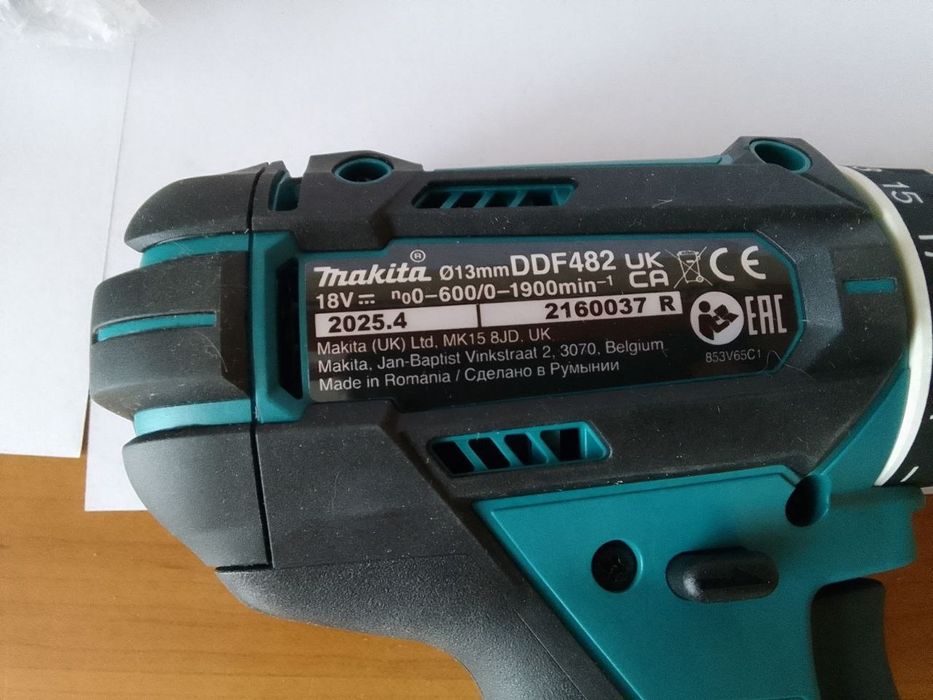 Акумуляторна дриль-шуруповерт Makita DDF482Z