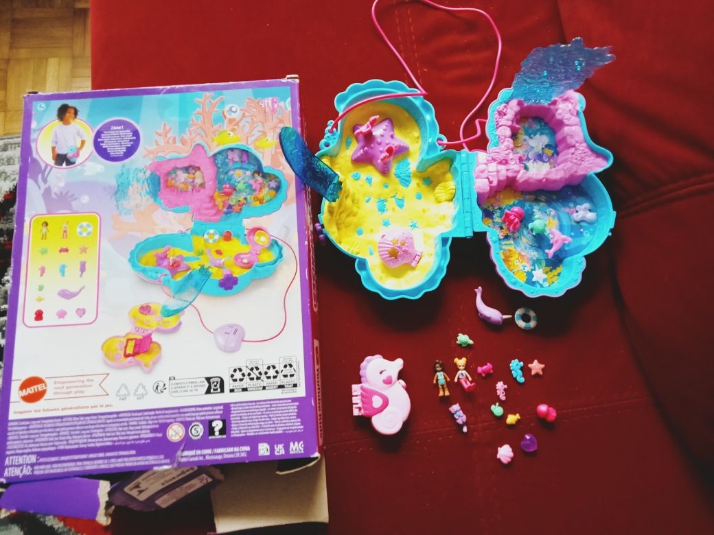 Polly pocket torebka konik morski