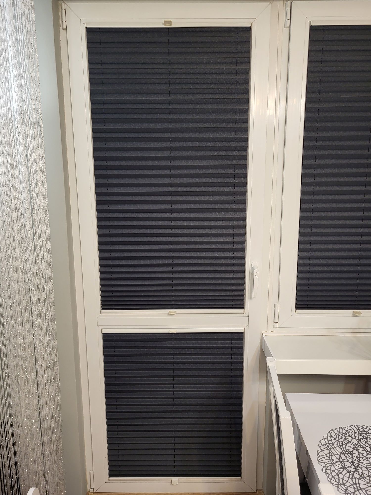 Rolety Plisowane Plisy Komplet Balkon 64x119 i 78 Okna 53x119 (+5cm)