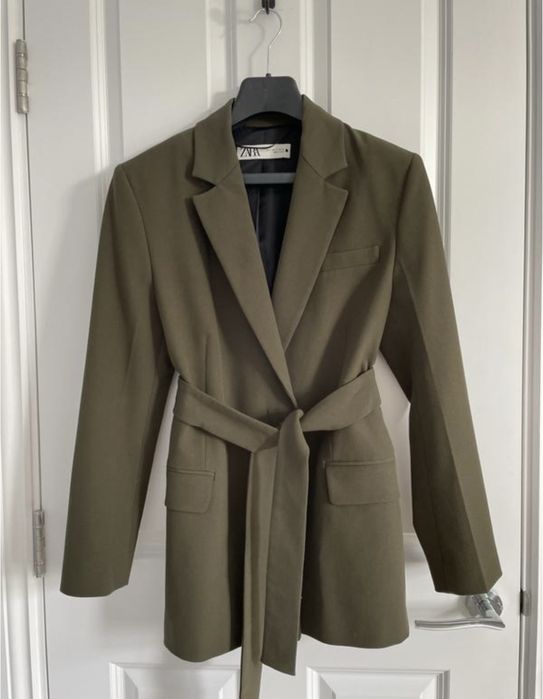 Жакет зара під пояс, оверсайз розмір с