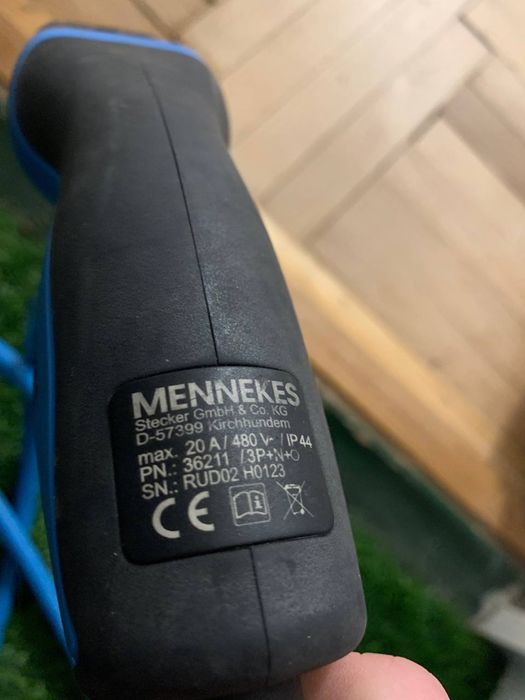 Перехідник- продовжувач для електромобіля type 2 - type 2 трьохфазний