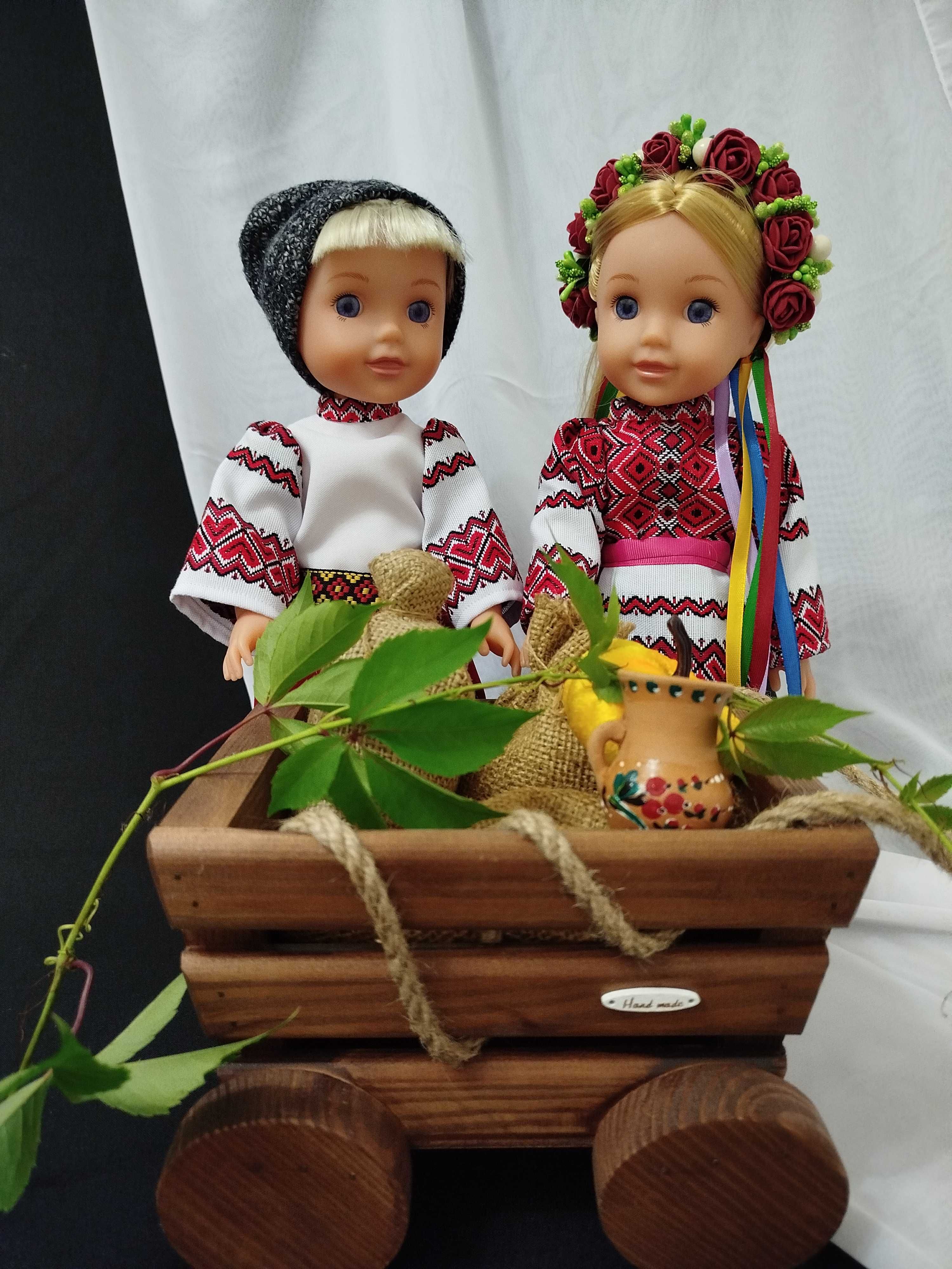 Кукла лялька №12 народний український костюм украЇнці 37см пара