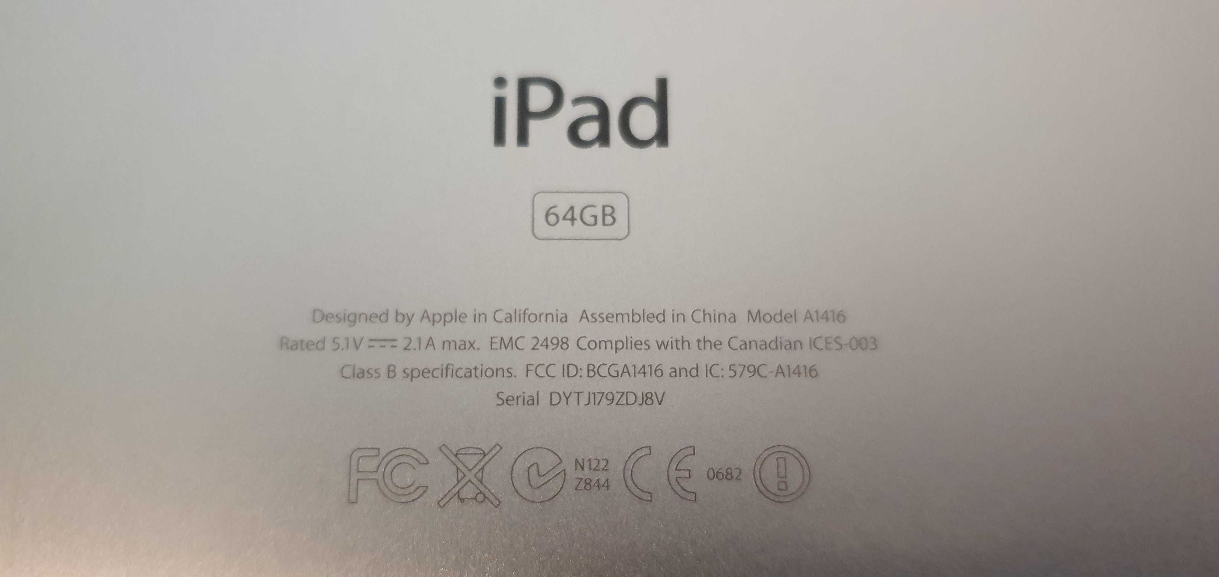 Tablety 3 sztuki  -Apple I-pad 4 MODEL A1458   Ipad3  Model A1416 64GB