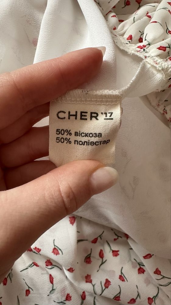 Сукня міні cher17 квіткового принту
