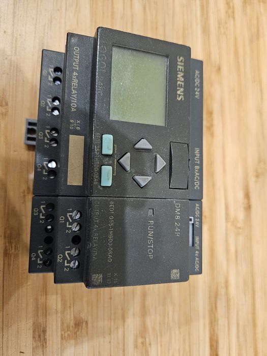 Przekaźnik programowalny PLC Siemens LOGO! + Moduł We/Wy