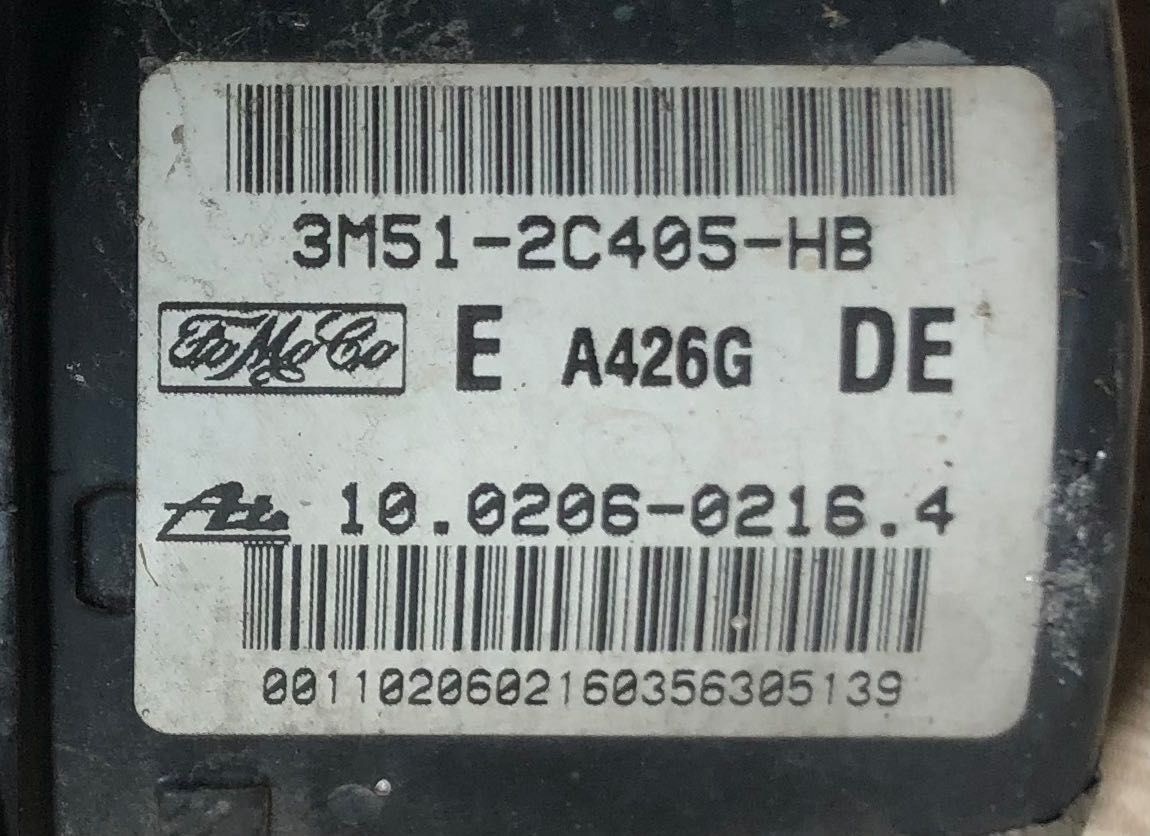 Pompa hamulcowa ABS z ESP Focus, C-max, Mazda, 3M51-2C405-HB