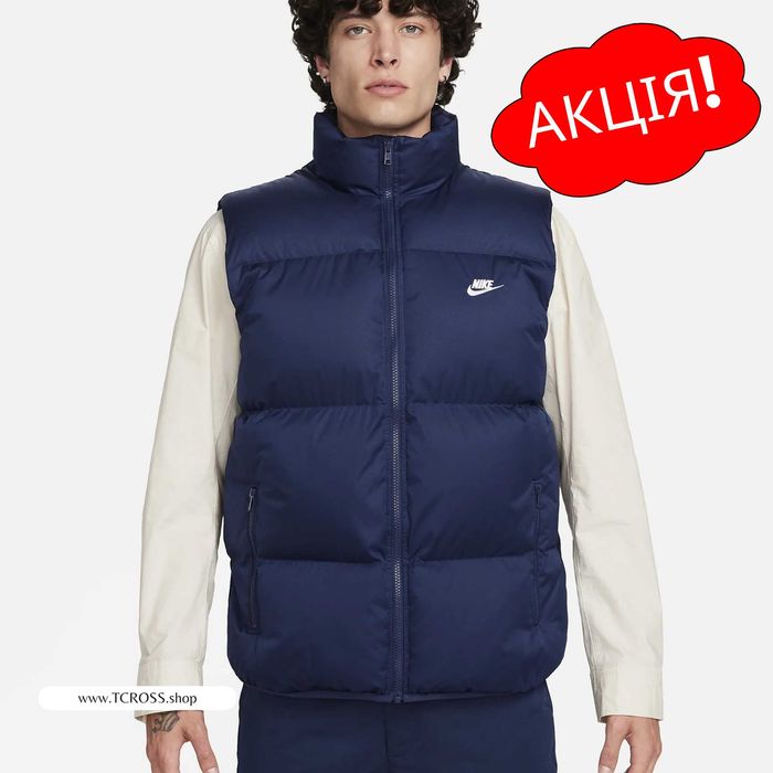 США‼️Жилетка Nike Sportswear Club PrimaLoft (XS по 4XL) (FB7373-410)