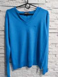Sweter M Lee niebieski