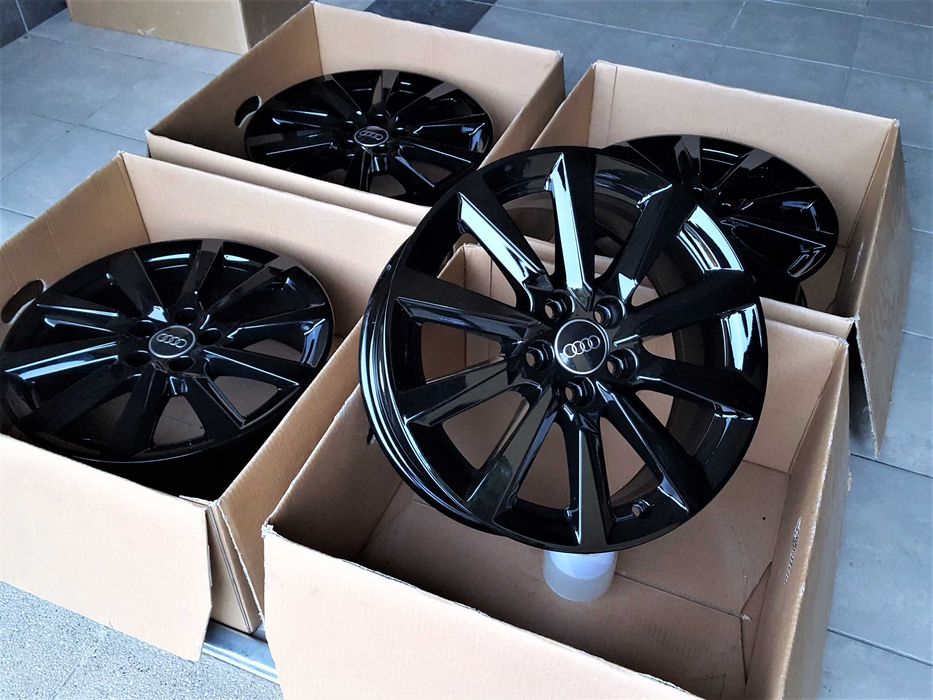 Alufelgi 16 5x100 Audi A1 A3 8L TT Seat Ibiza Leon Arona Czarne ! 489#