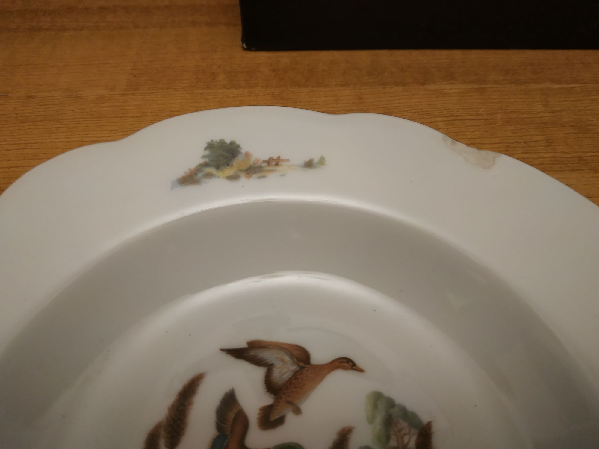 Посуд тарілки Охота  Богемія порцеляна