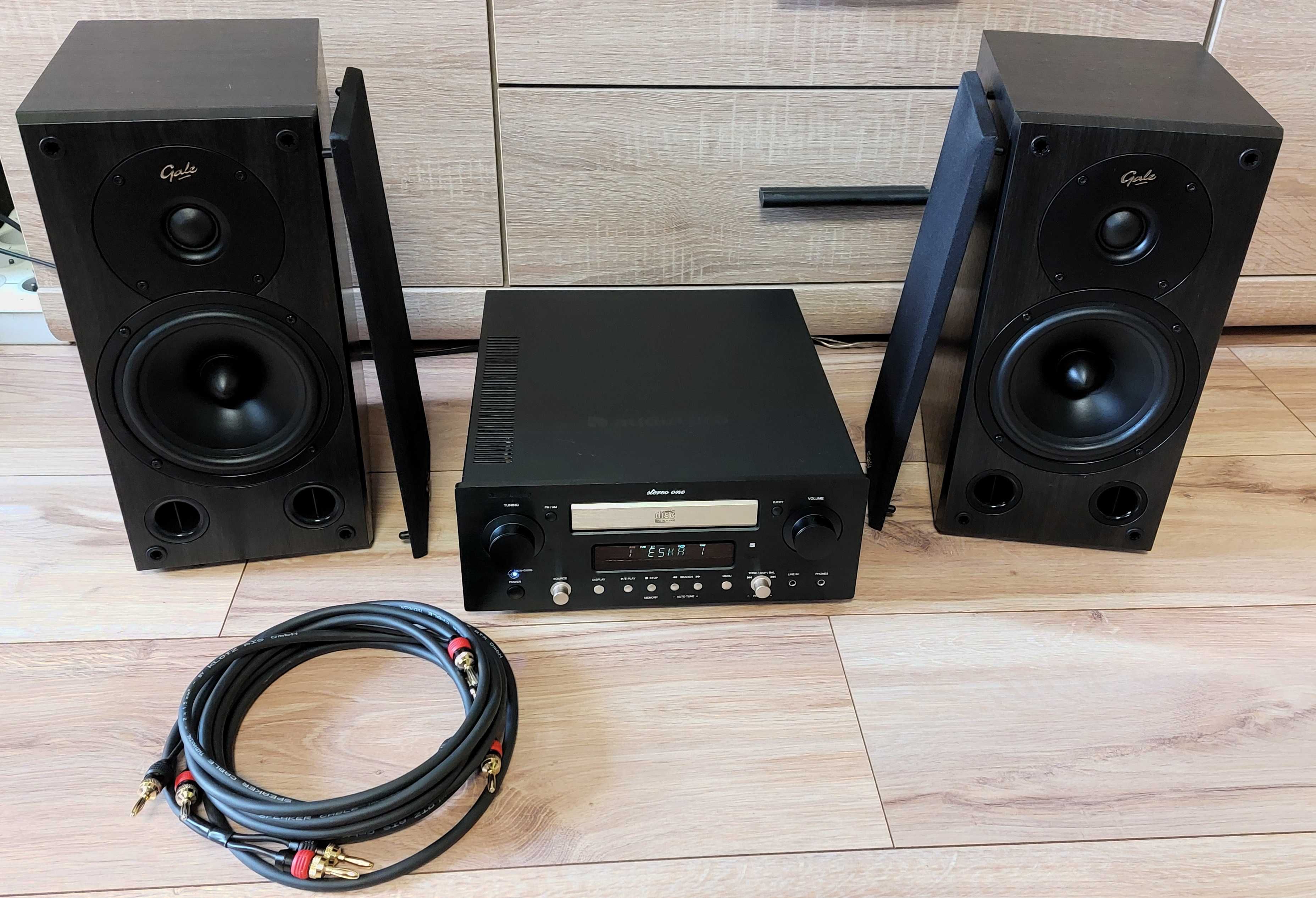 Zestaw stereo Audio Pro Stereo One  2x40W przy 4 Ohm, CD, FM, Aux