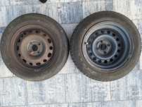 Komplet kół z oponami Opel - 2x szeroka stal