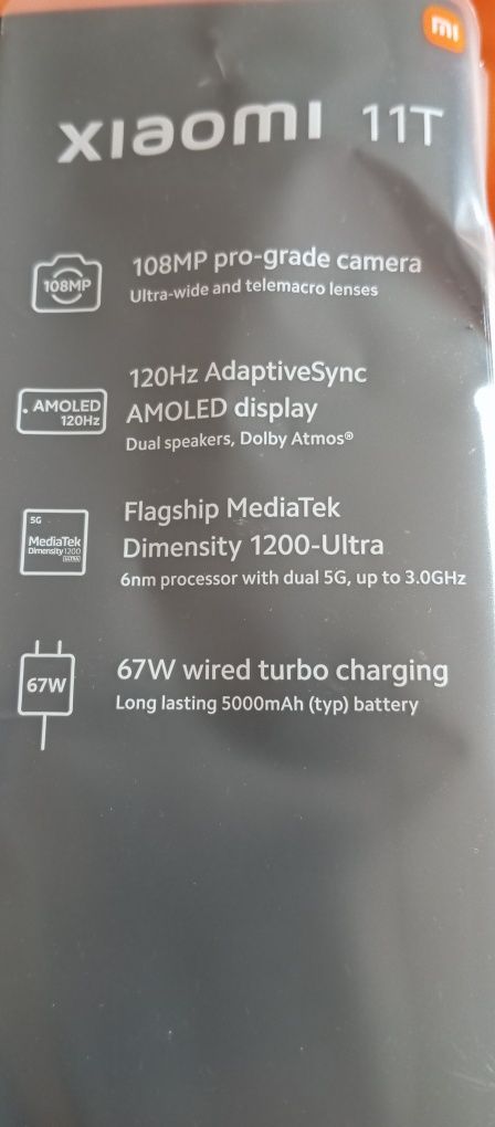 Vendo este Xiaomi 11T