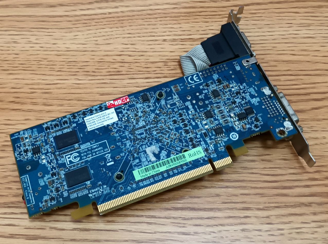 Placa Gráfica Saphire Radeon HD 4550 com 512 Mb de DDR3
