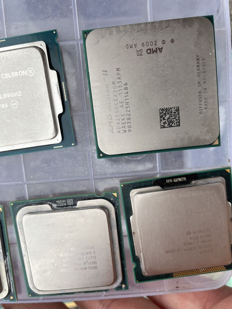 Procesory intel pentium amd ze zdjęc