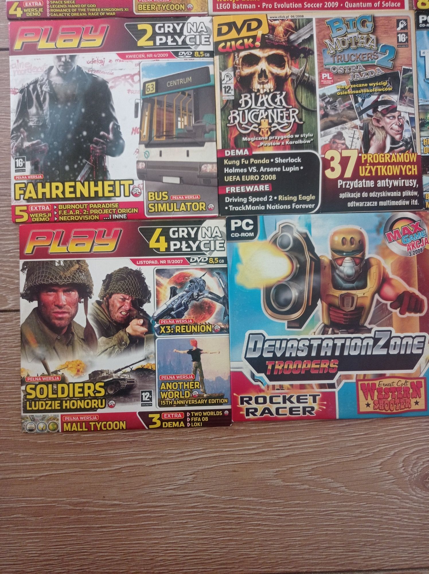 Płyty PC,DVD z grami