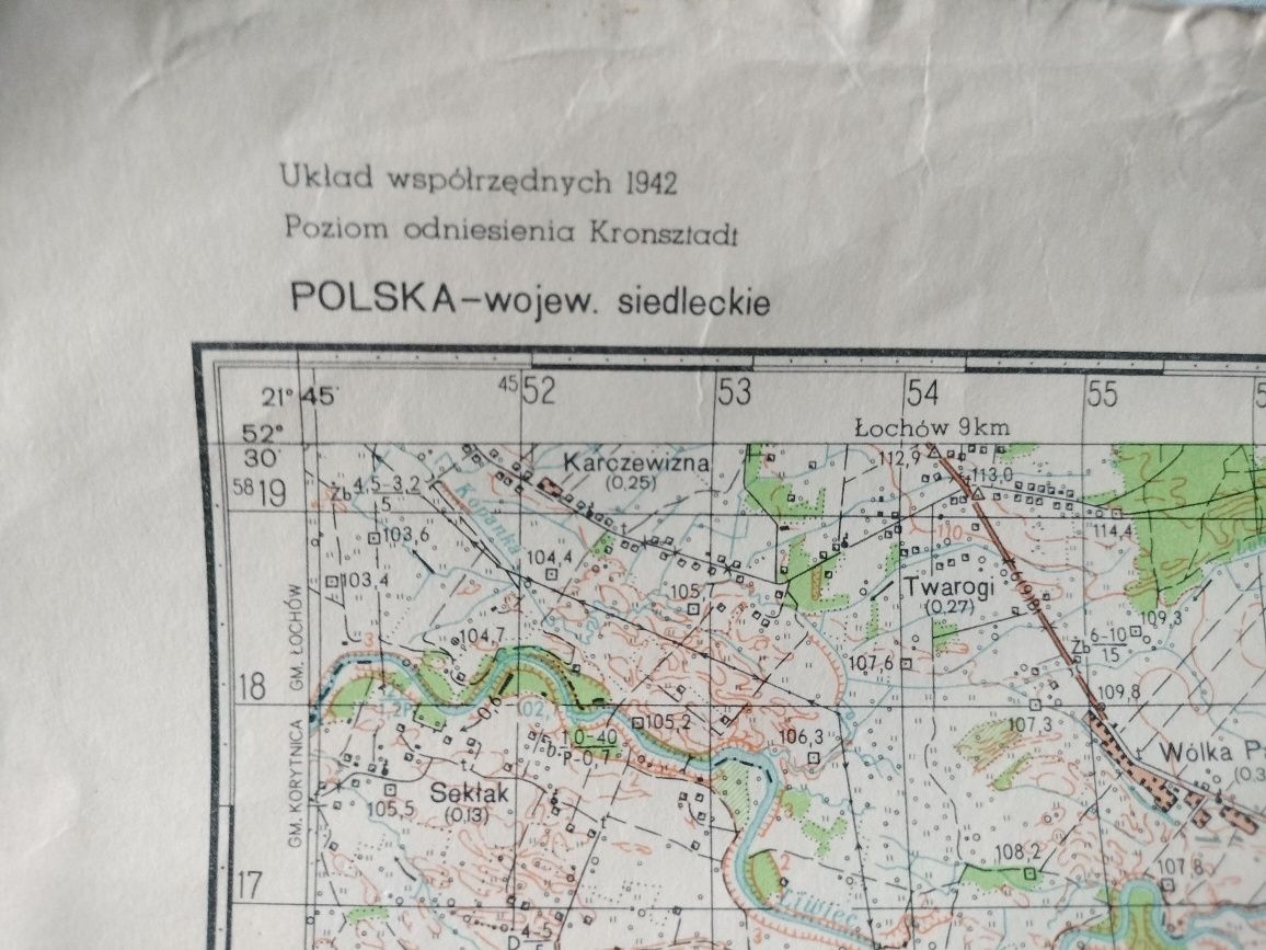 Stare mapy wojskowe topograficzne