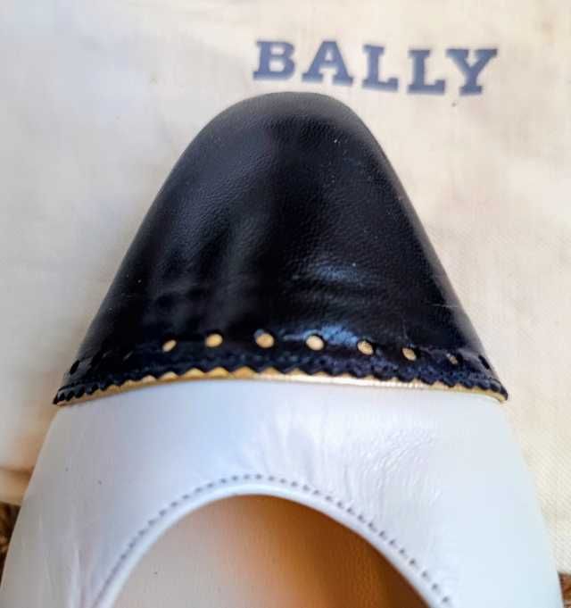Sapatos «Bally», clássicos, couro, qualidade superior, 5 1/2, NOVO