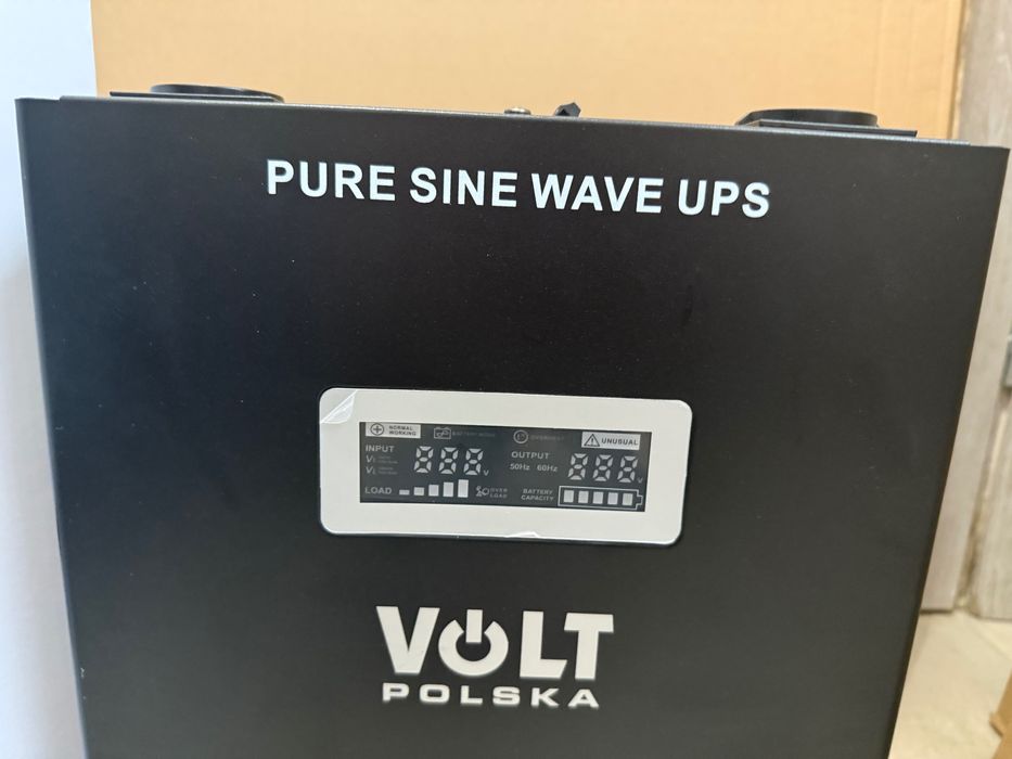 Zasilacz awaryjny Volt UPS 800VA 500W akumulator 55ah nowy Kraków
