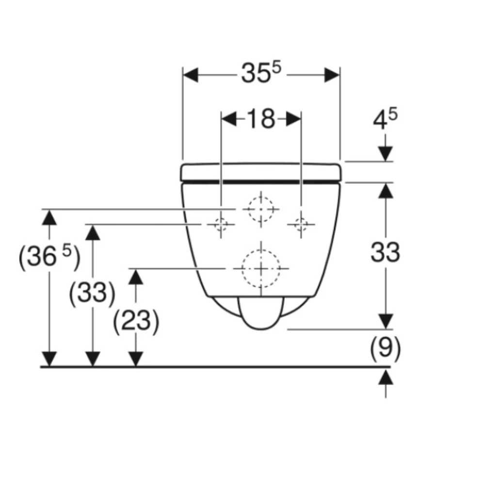 501.663.JT.1 Geberit iCon Унітаз підвісний безобідковий  Softclose