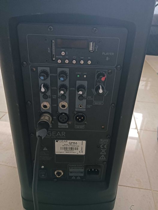 Sistema Som em Torre Activo Kgear GP8A - usado