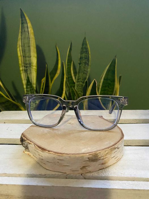 Okulary zerówki w stylu Chrome Hearts