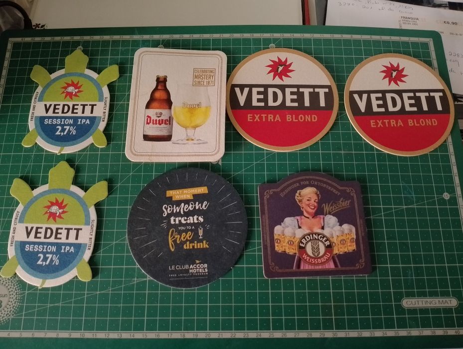 Bases copos de cerveja