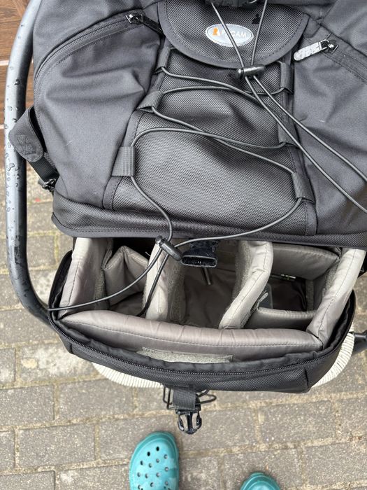 Plecak na laptop aparat akcesoria