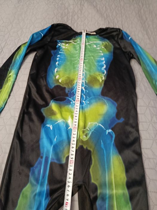 Kombinezon przebranie kościotrup halloween r 134/140