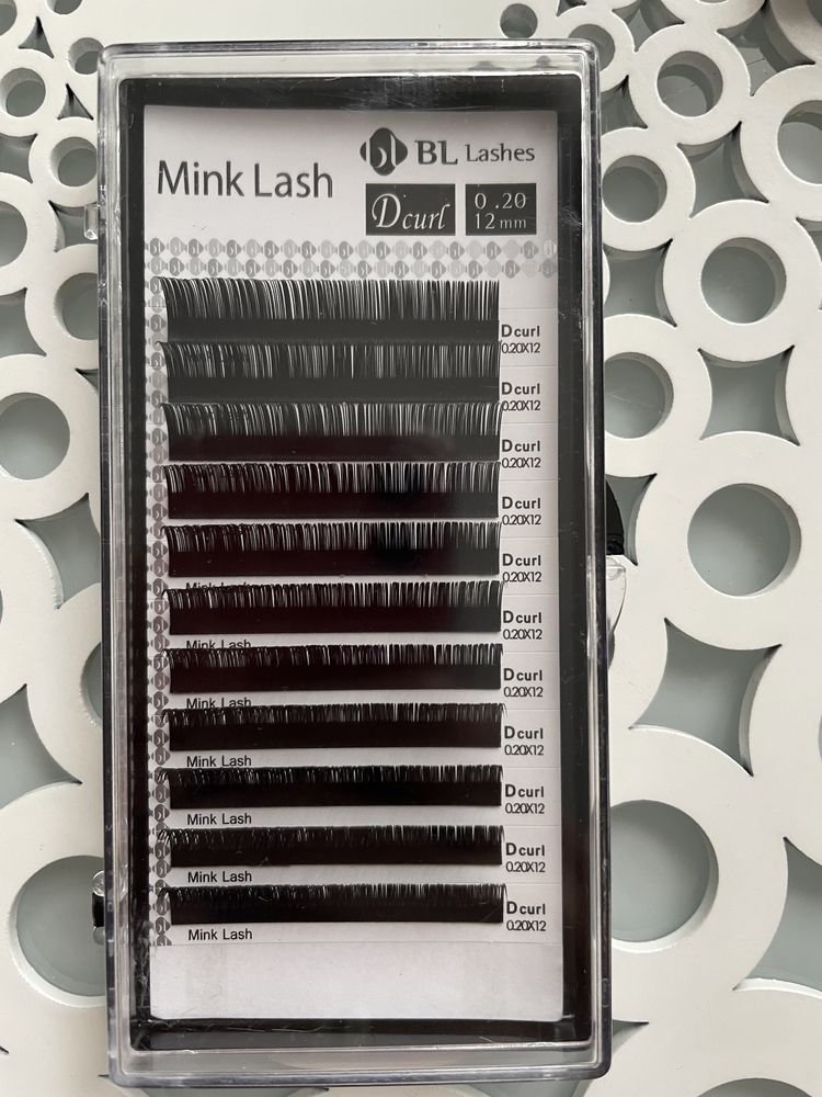 Rzęsy w kasetce D 0,20 Mink Lashes