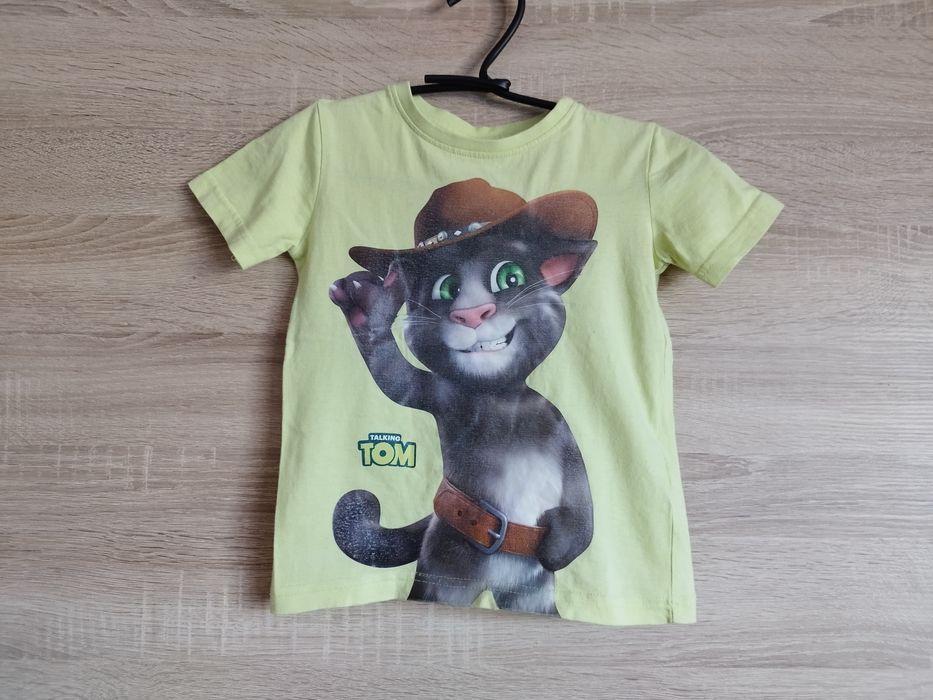 T-shirt z kotem Tomem 98