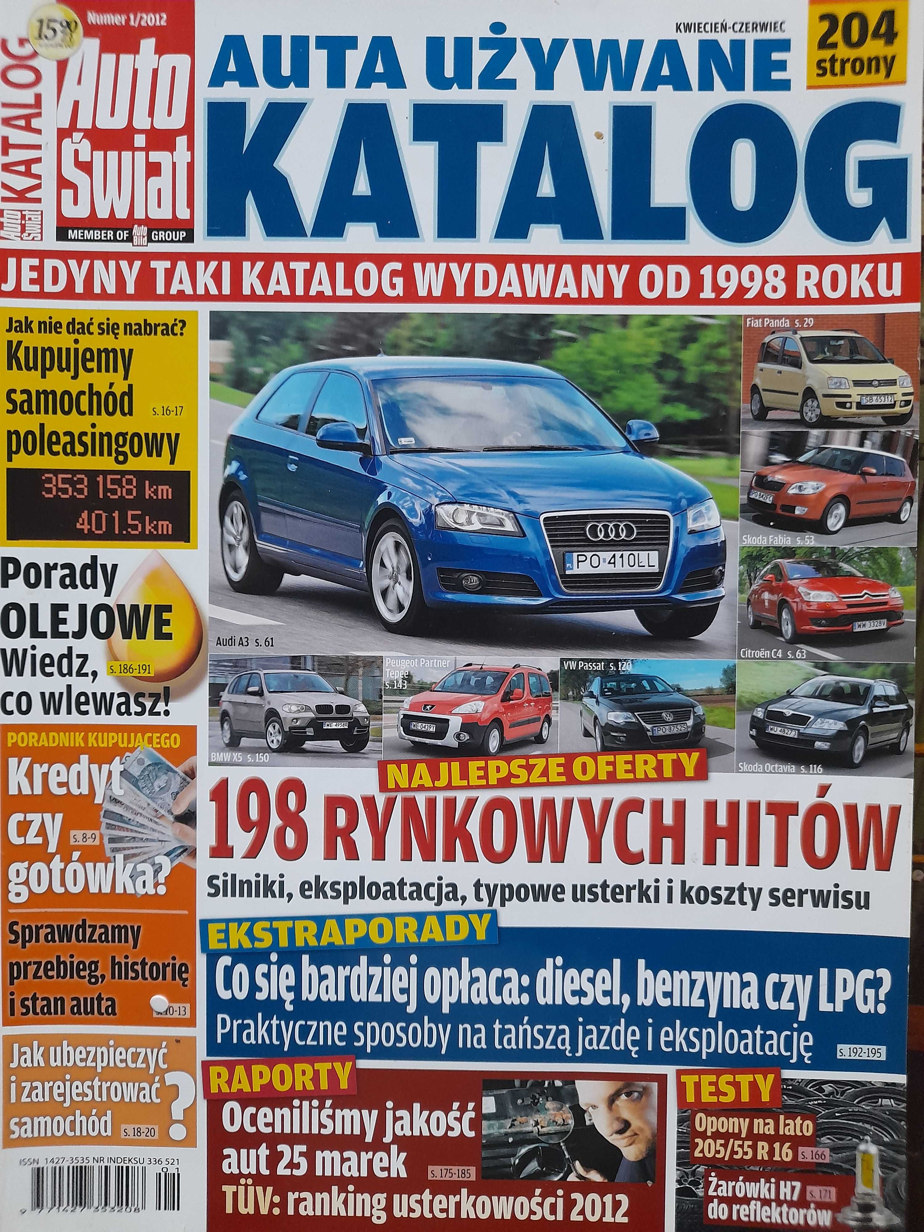 AŚ katalog Auta używane Audi, BMW, Mercedes, Skoda, Fiat, Alfa i inne