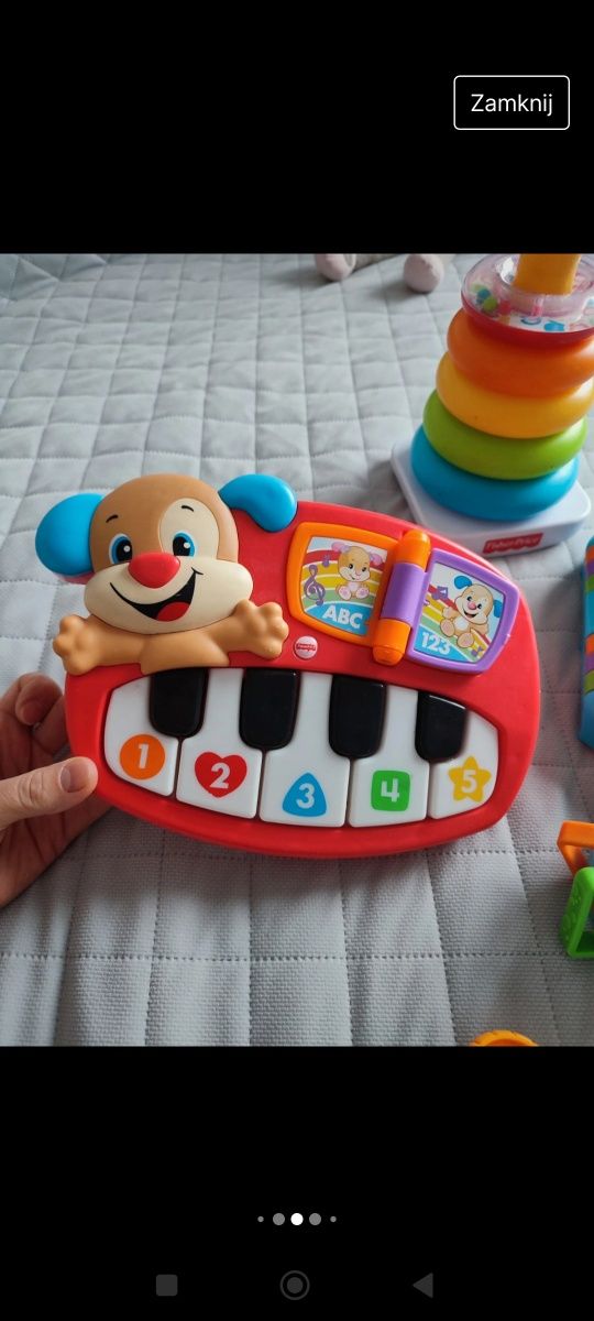 Zestaw komplet zabawki Fisher Price 5 szt.