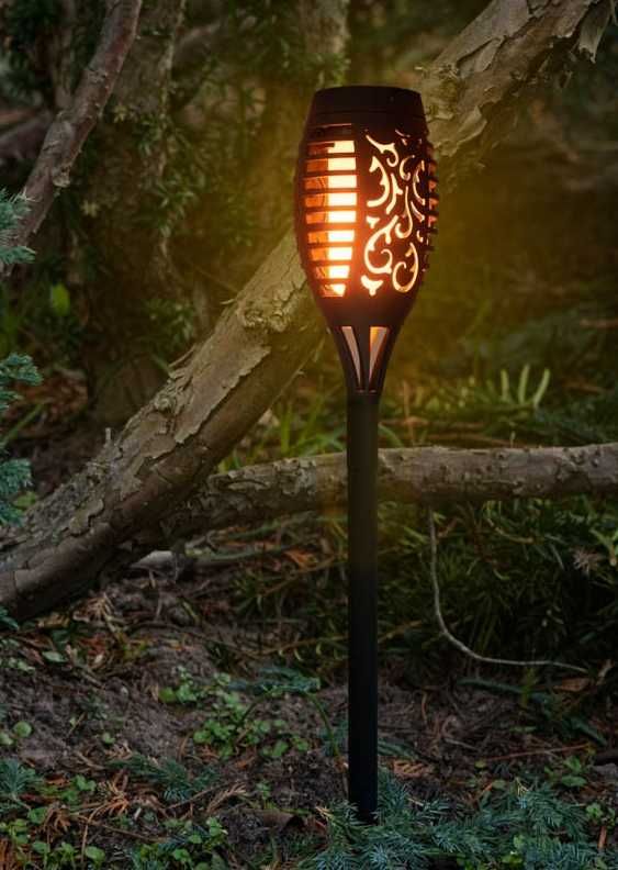Lampy Solarne LED pochodnie 4 sztuki