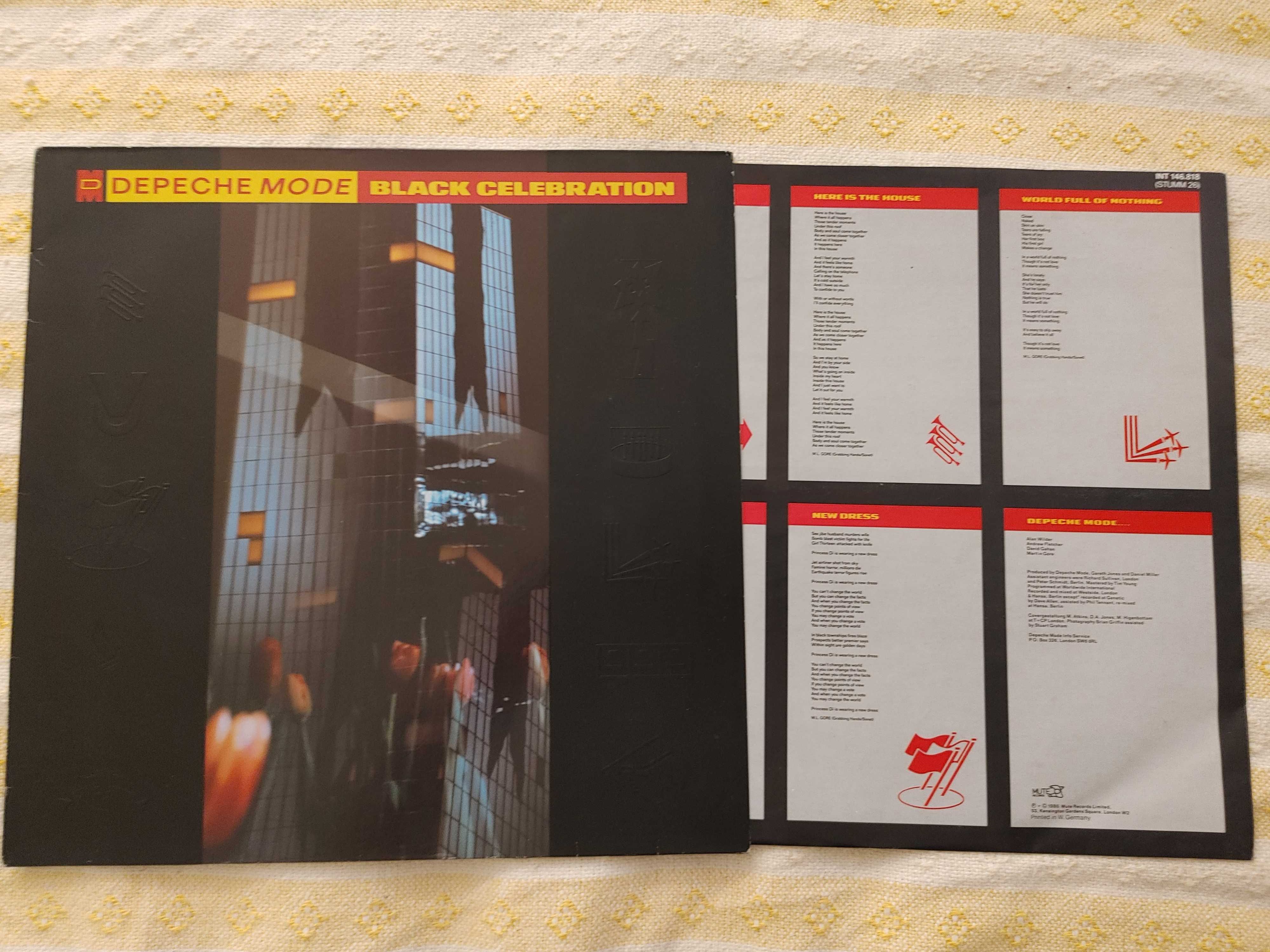 Depeche Mode – Black Celebration Vinyl, LP, Album, Misprint, Grey