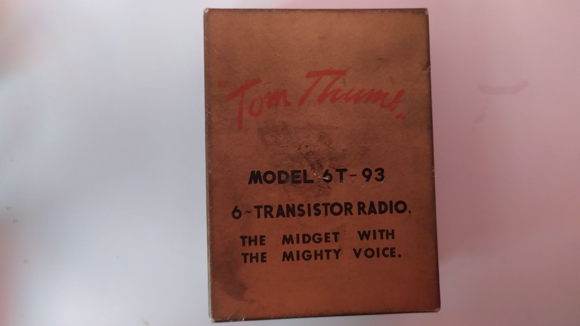 Stare radio kieszonkowe Tom Thumb 6T 93 made in Japan lata 60te