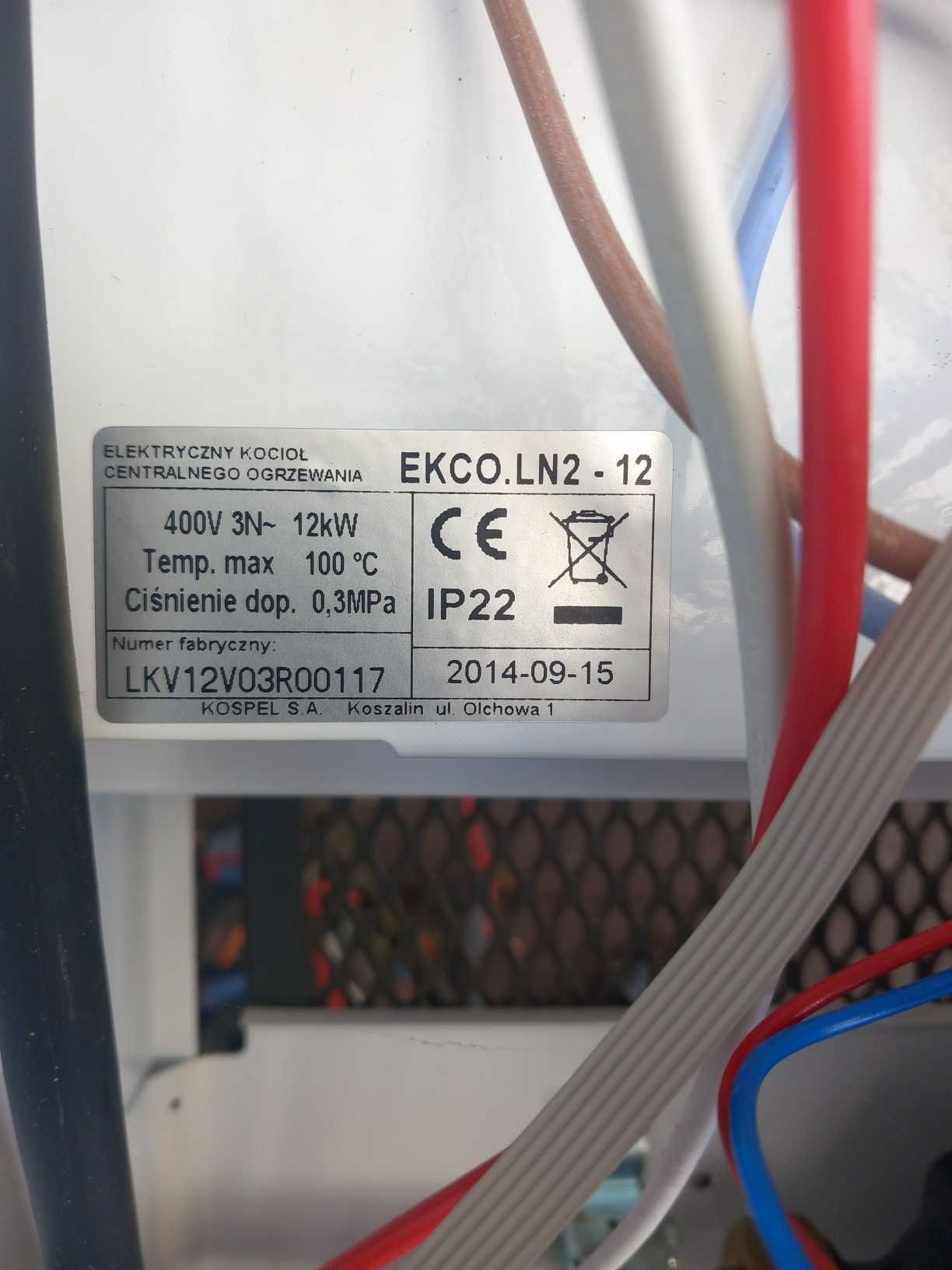 Kocioł piec CO EKCO LN2 12 kW firmy Kospel idealny!