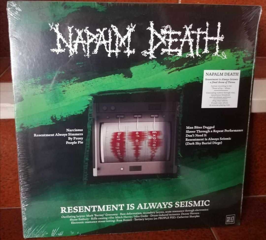 vinil de NAPALM DEATH - Resentment Is Always Seismic