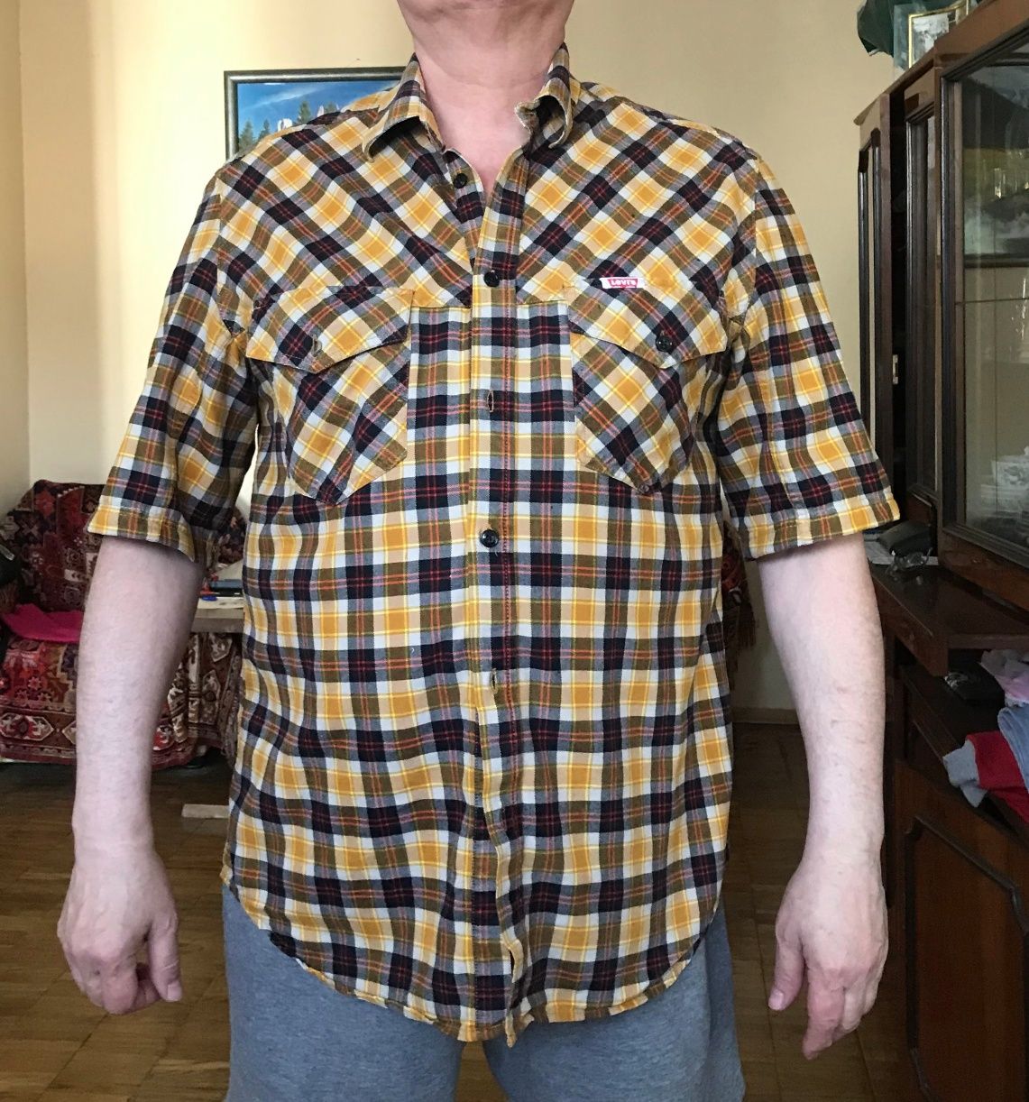 рубашка в клетку Levis
