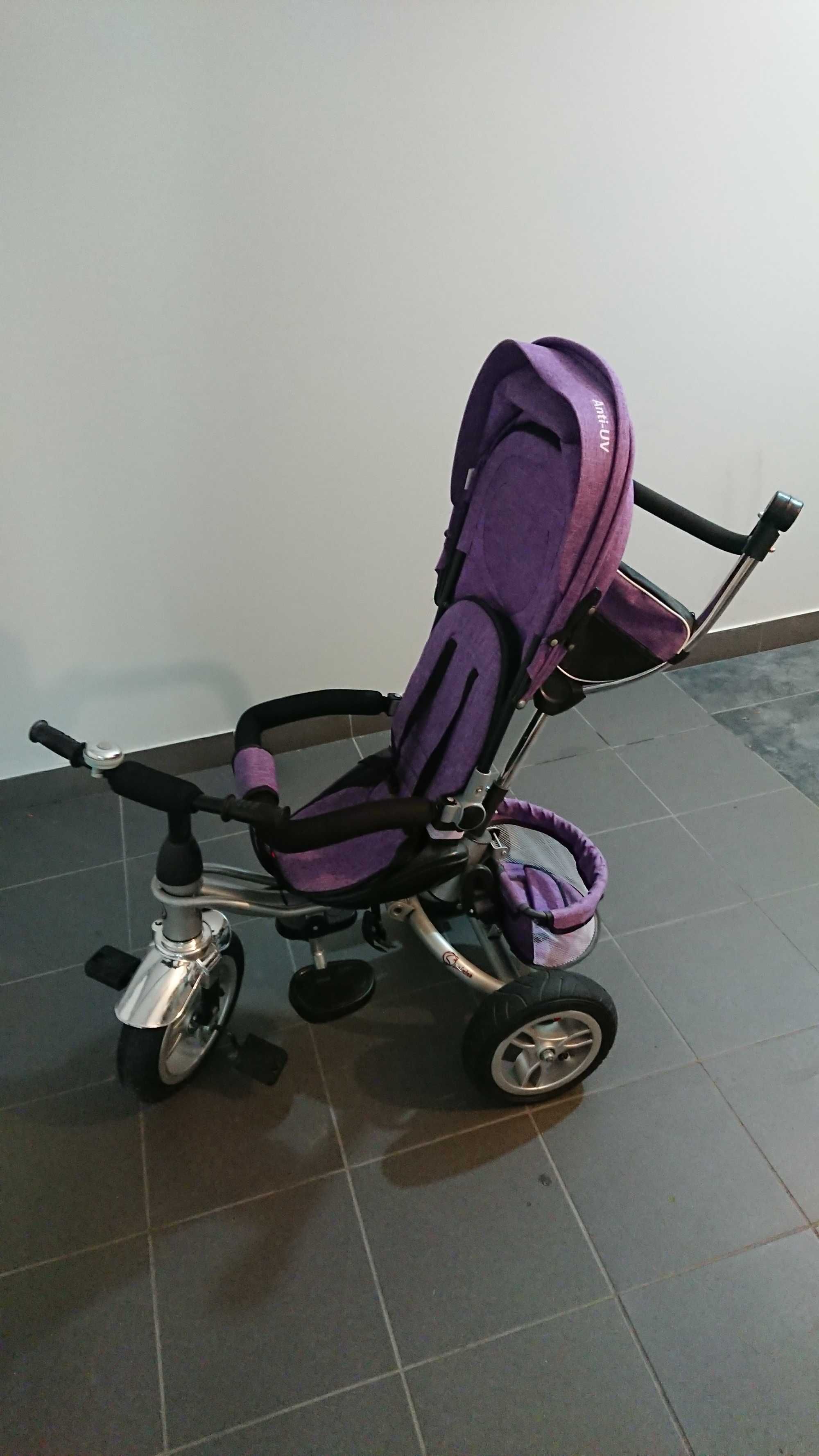 Trójkołowiec KIDZ MOTION Tobi Pro – Fioletowy
