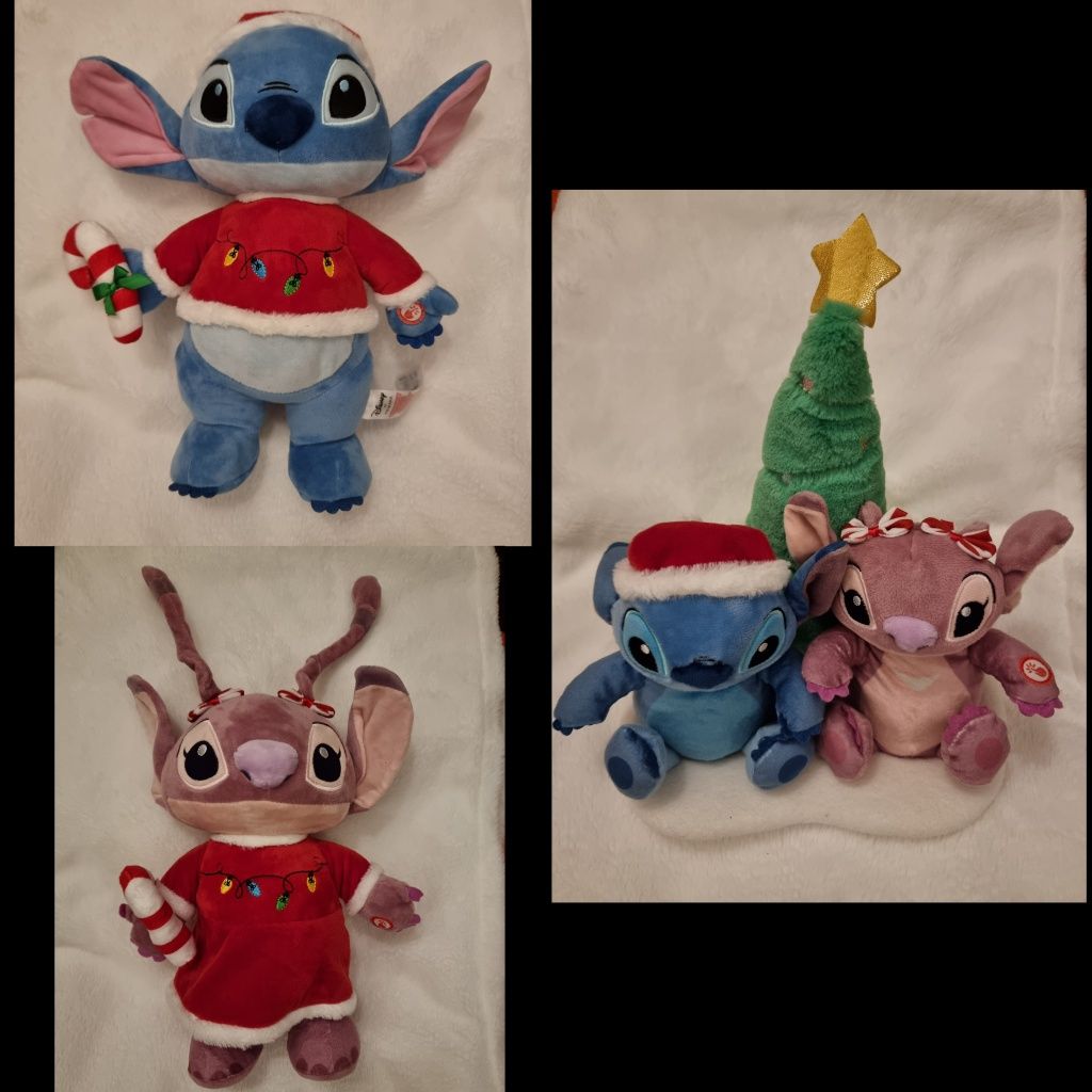 Peluche Disney : Angel Stitch Scrump - Natal (novos)