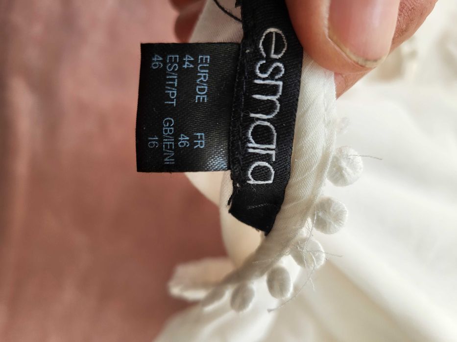 Sukienka biala zwiewna rozmiar 42