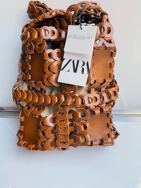 Zara skórzana torebka NOWA