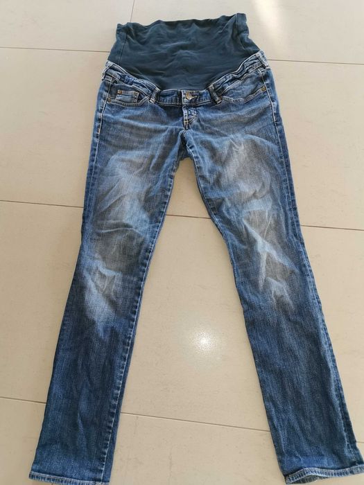 Spodnie jeansowe ciążowe firmy H&M