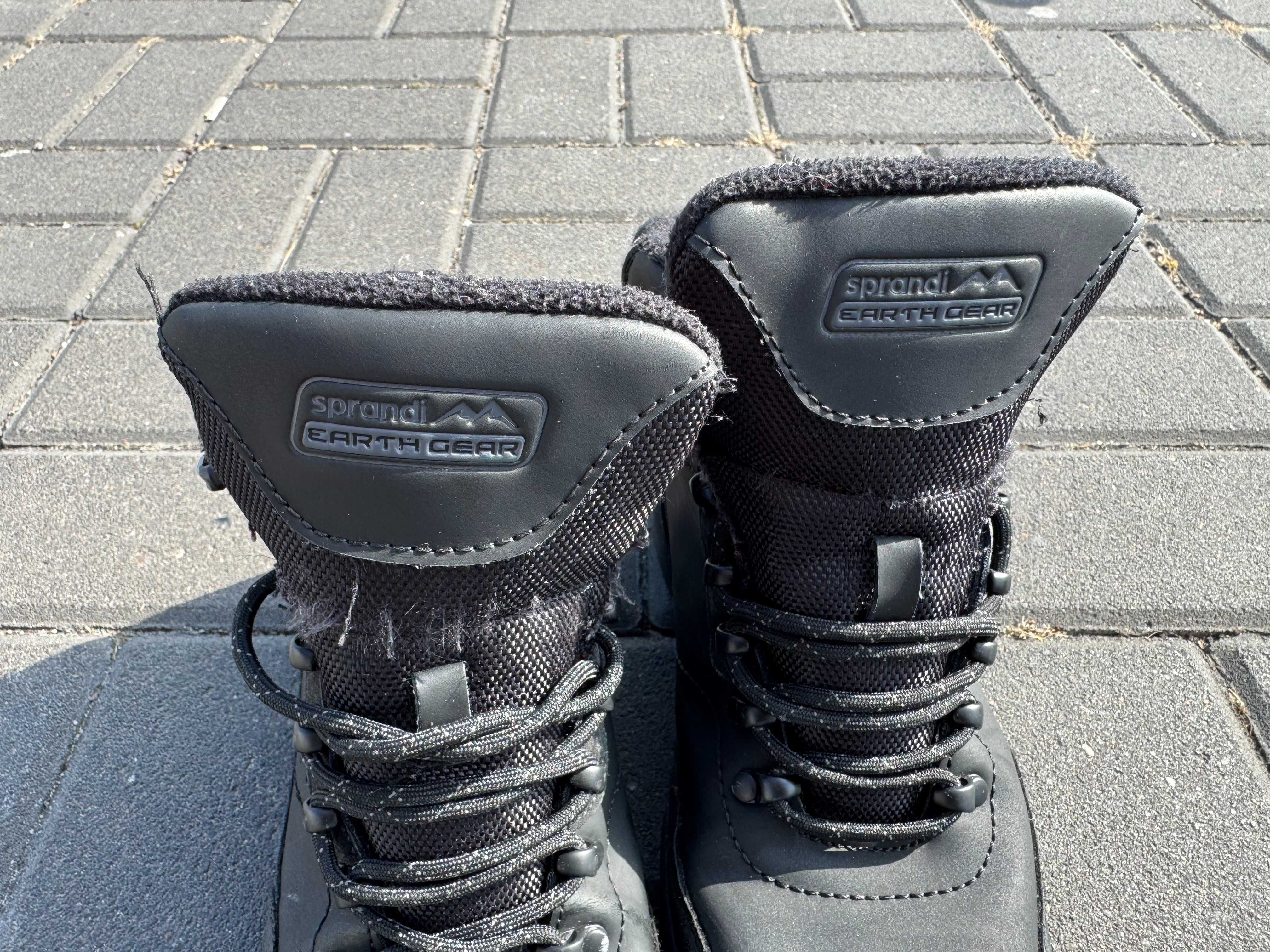 Buty męskie wysokie czarne Sprandi rozmiar 41