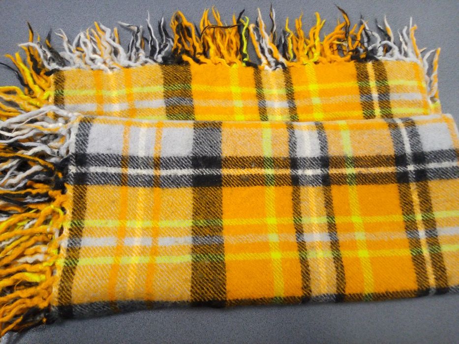 Chusta wełniana/ kocyk Vintage