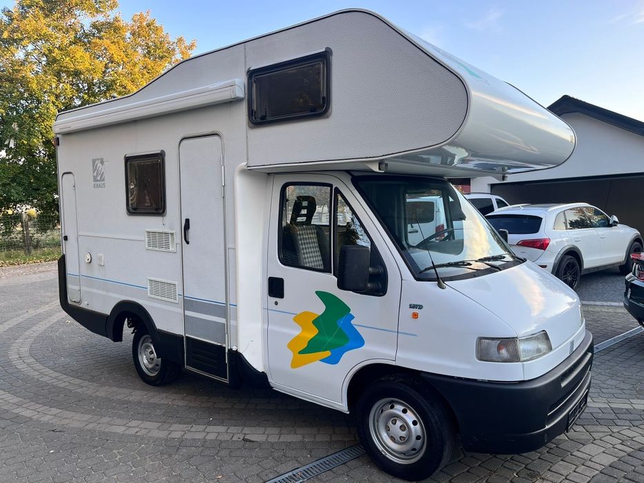 Kamper Fiat Ducato Knaus zadbany 4 osoby sprowadzony