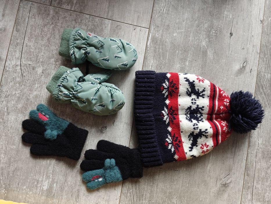 Kurtka zimowa kombinezon dla chłopca chłopięcy i gratis